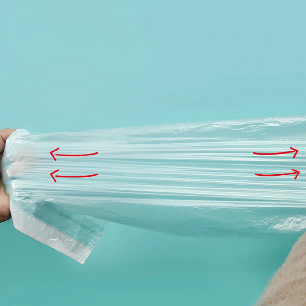 

120PCS Garbage Bags Household Thicken Strong Refuse Bag Automatic Closing Portable Drawstring Refuse Sacks Waste Bags