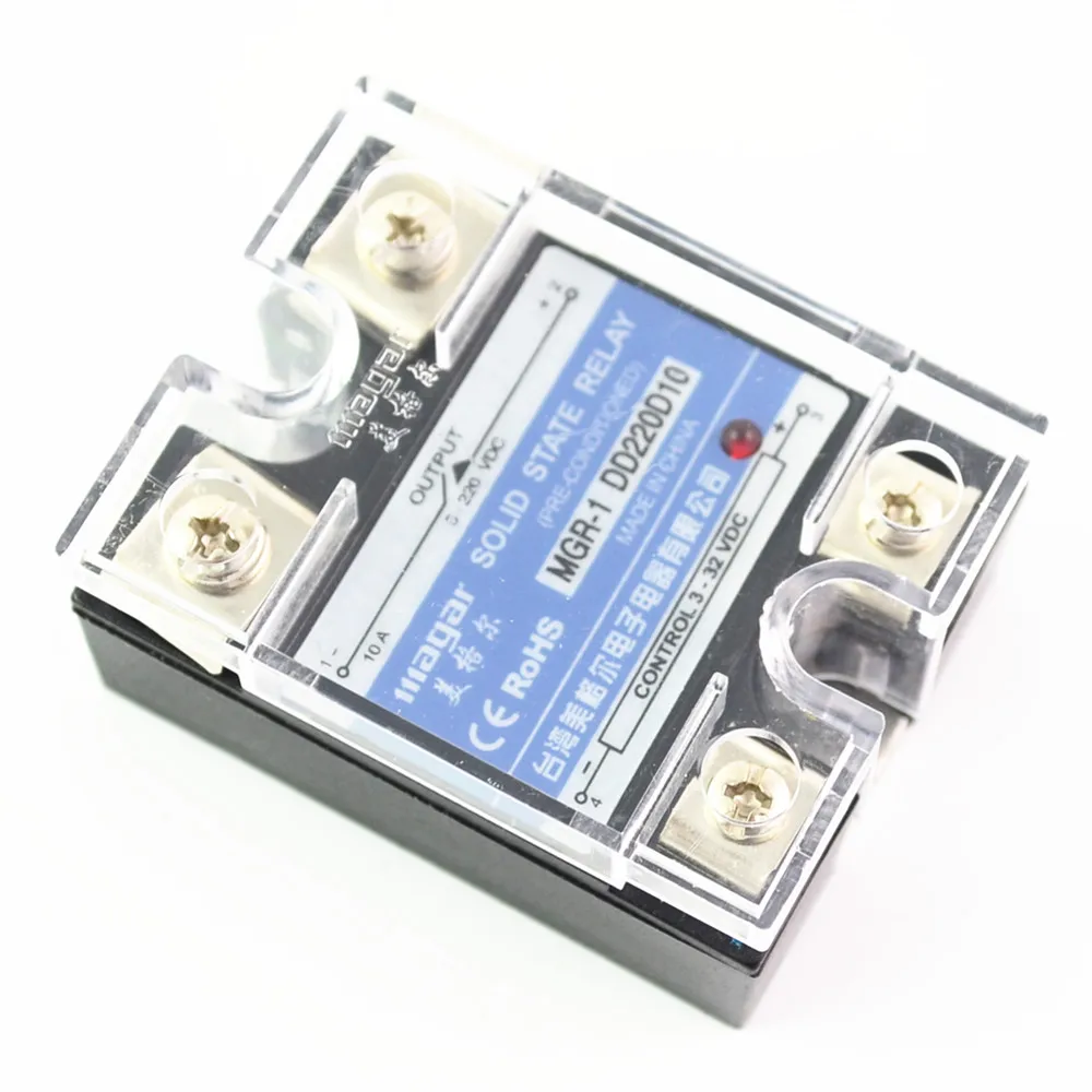 SSR-10A DD DC-DC твердотельные реле вход 3-32VDC выход 5 ~ 220VDC контроль | Строительство и