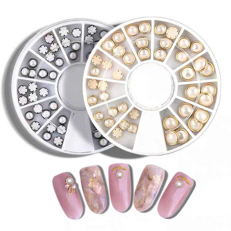 Типсы для дизайна ногтей Кристальные блестки Стразы 3D украшение разноцветные