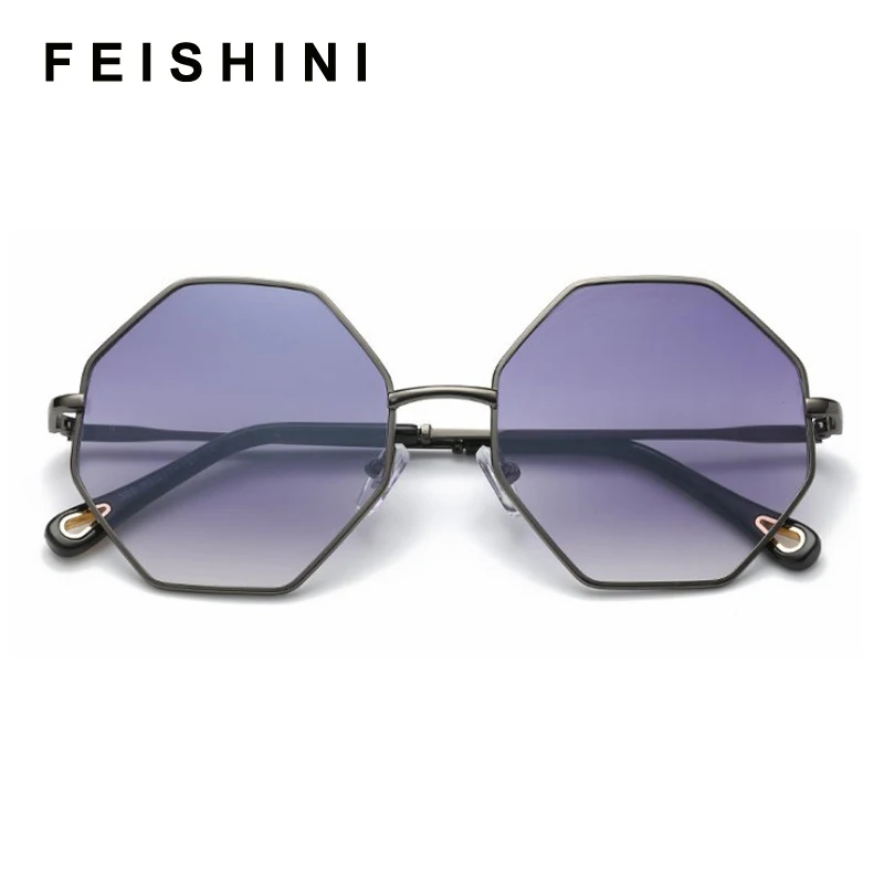 Feishini компьютерные полигональные очки оправа для мужчин лучи излучения Gamin защита