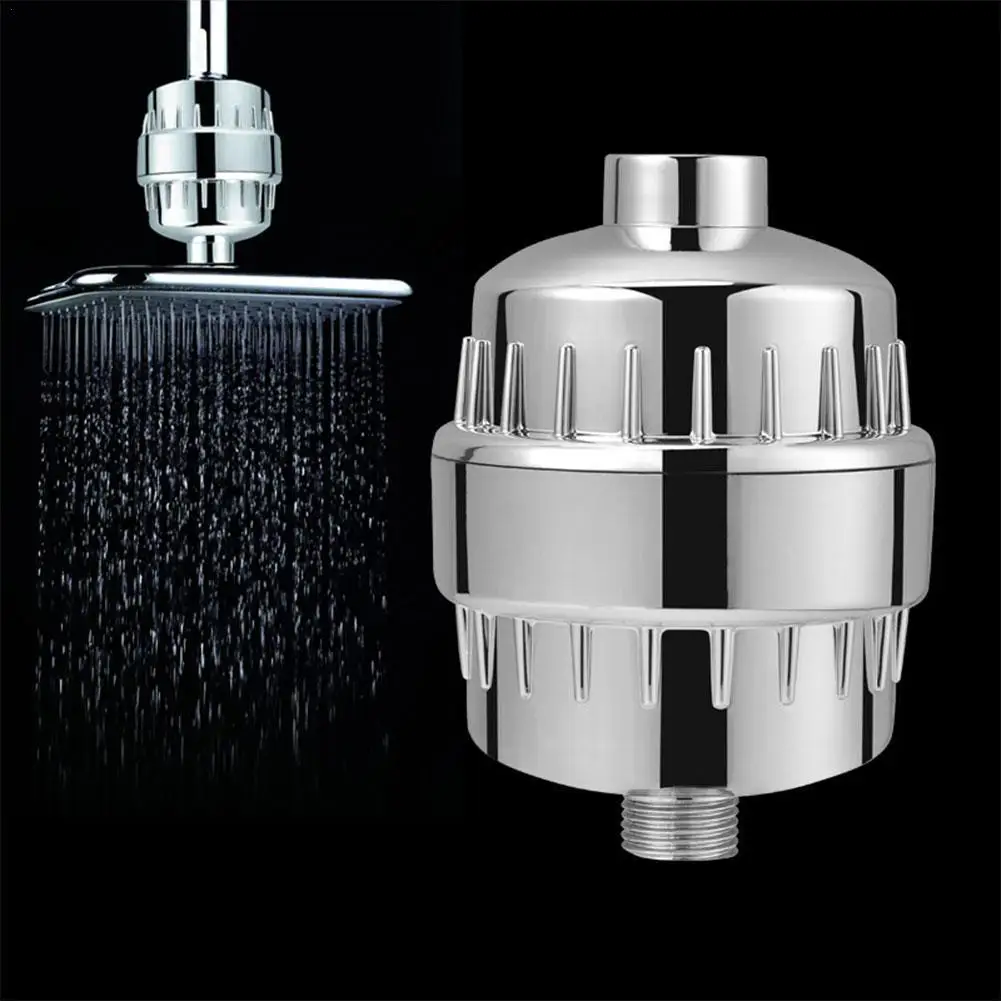 

High Output 10 Stages Shower Water Filter Connector+Removes Chlorine Fluoride+Heavy Metals Shower Head Filter For Bathroom