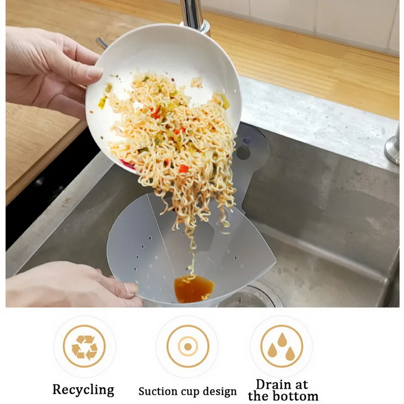 1 шт. сетчатый фильтр для раковины складной пищевых отходов сетка кухонных