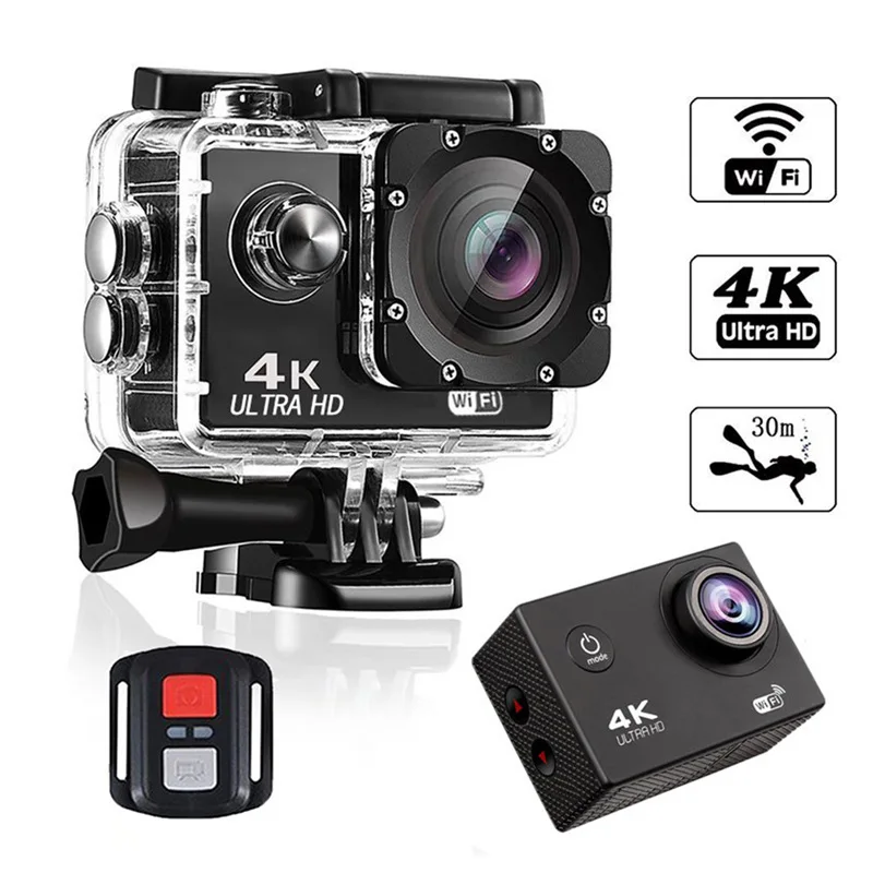 

Water-proof Mini Camera Touch Screen Full HD 4K 140Â° Wide-angle lens 500 million pixels Outdoor remote control camera
