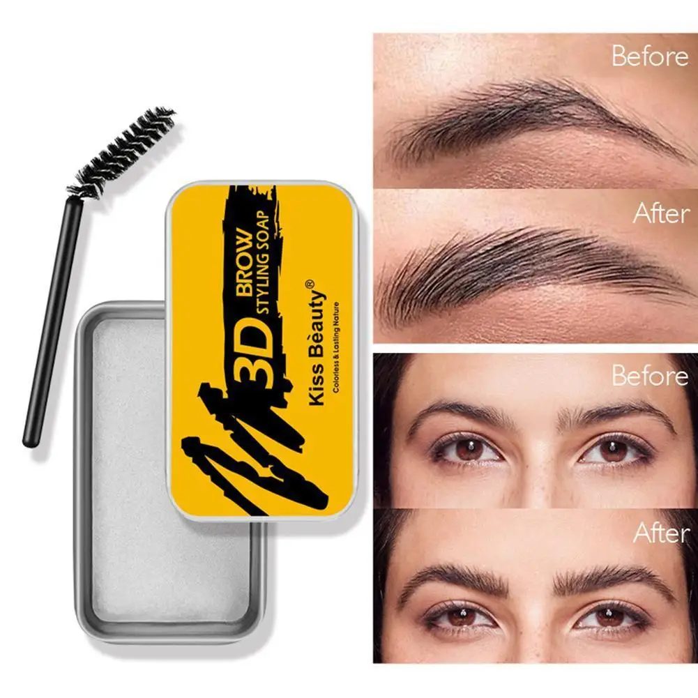 10 г бесцветный и Прозрачный Крем для бровей освежающий натуральный Стайлинг
