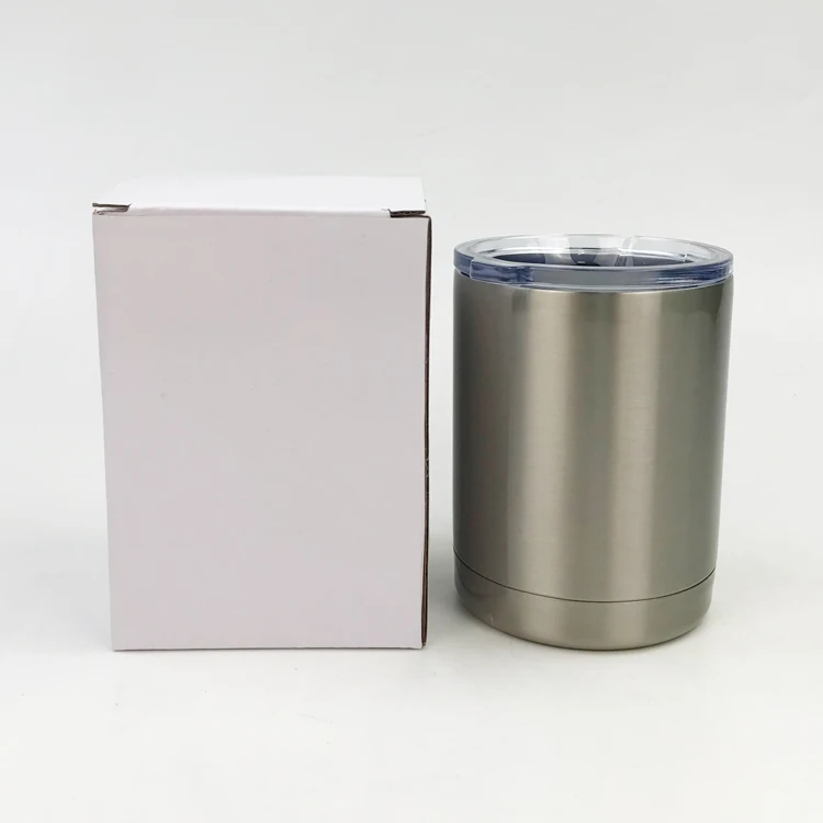 2pcs 350ml 10oz Car thermos Bottle Cup Blank Sublimation Transfer Prtinting by Sublimation INK DIY Transfer Heat Press Printing - Цвет: Silver