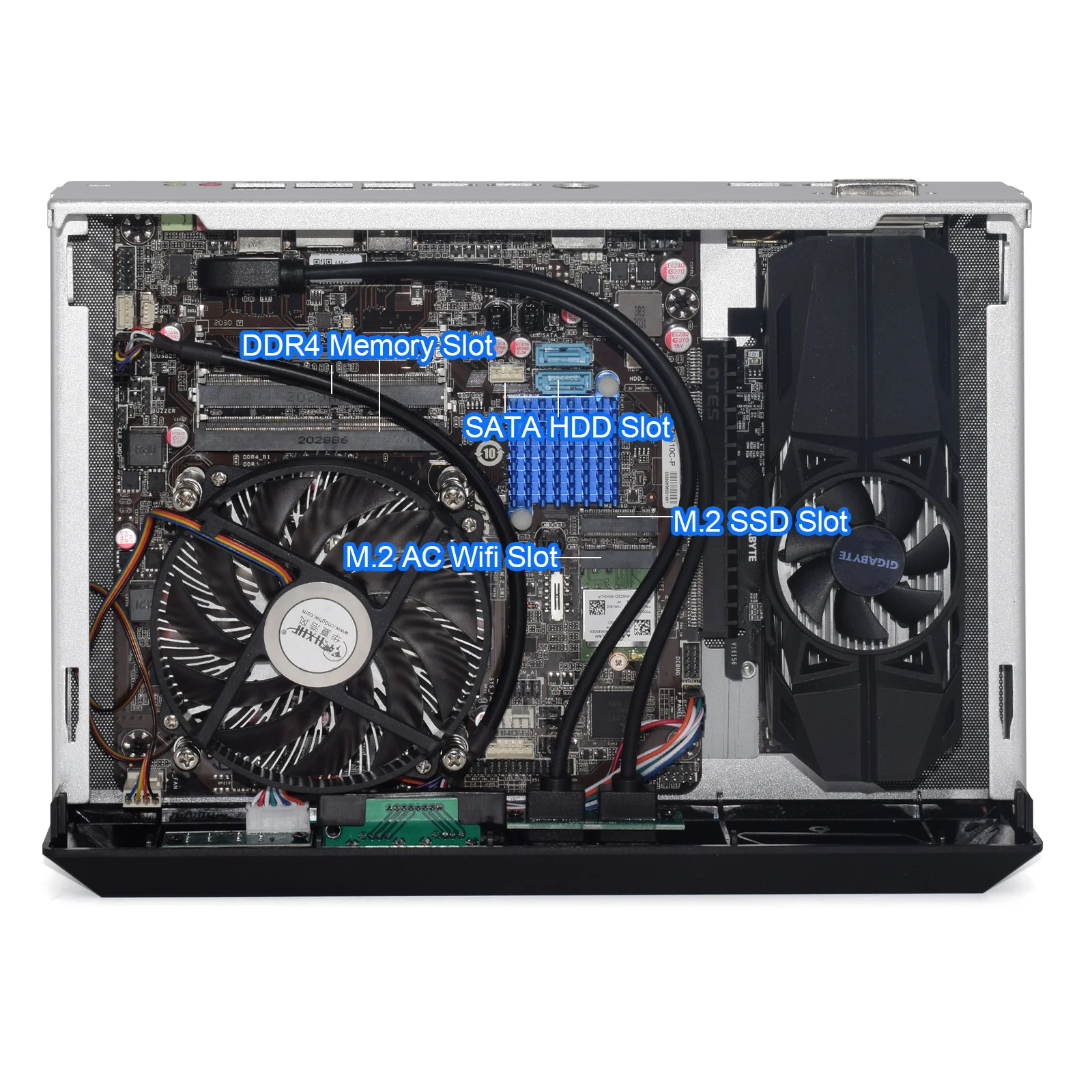 Kaufen Mini Gaming PC NVIDIA GTX1650 4GB I7 9700F I5 9400F Mutil Desktop Computer Gamer Pc Windows10 Linux HD DVI DP 4 Displays 8K