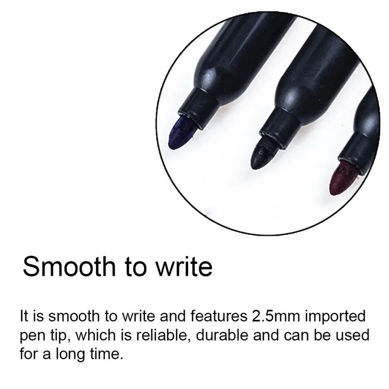 Маркеры пластиковые большого объема водонепроницаемые перманентные маркеры для