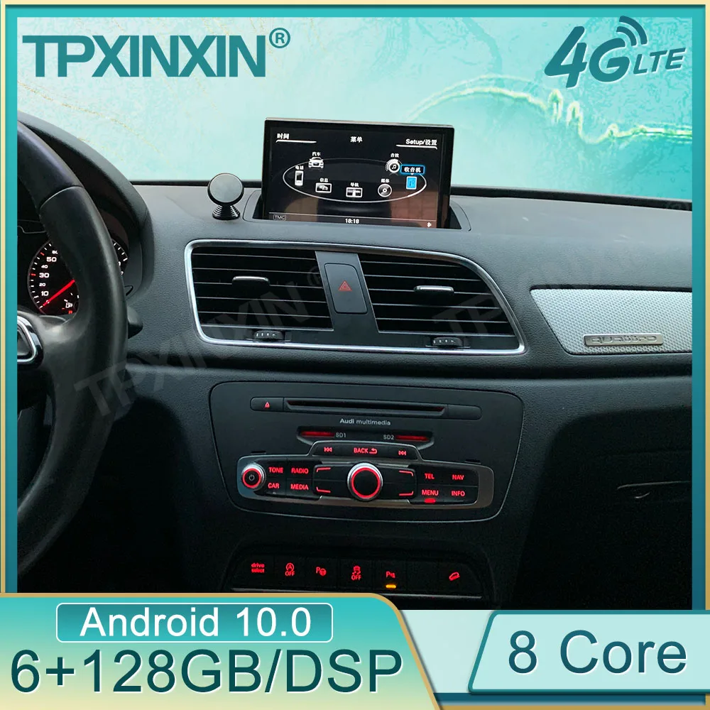 

6G RAM 128 Android 10.0 For Audi Q3 2012-2019 Radio Car GPS Navigation Radio Tape Multimedia Player HeadUnit Auto Stereo Carplay