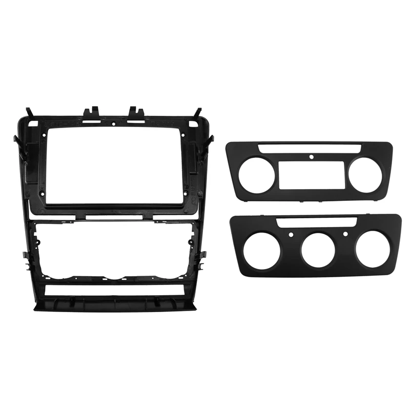 2 Din 10 1 дюймовая Автомобильная панель Fascia Для SKODA OCTAVIA 2007-2014 стерео радио Панель DVD