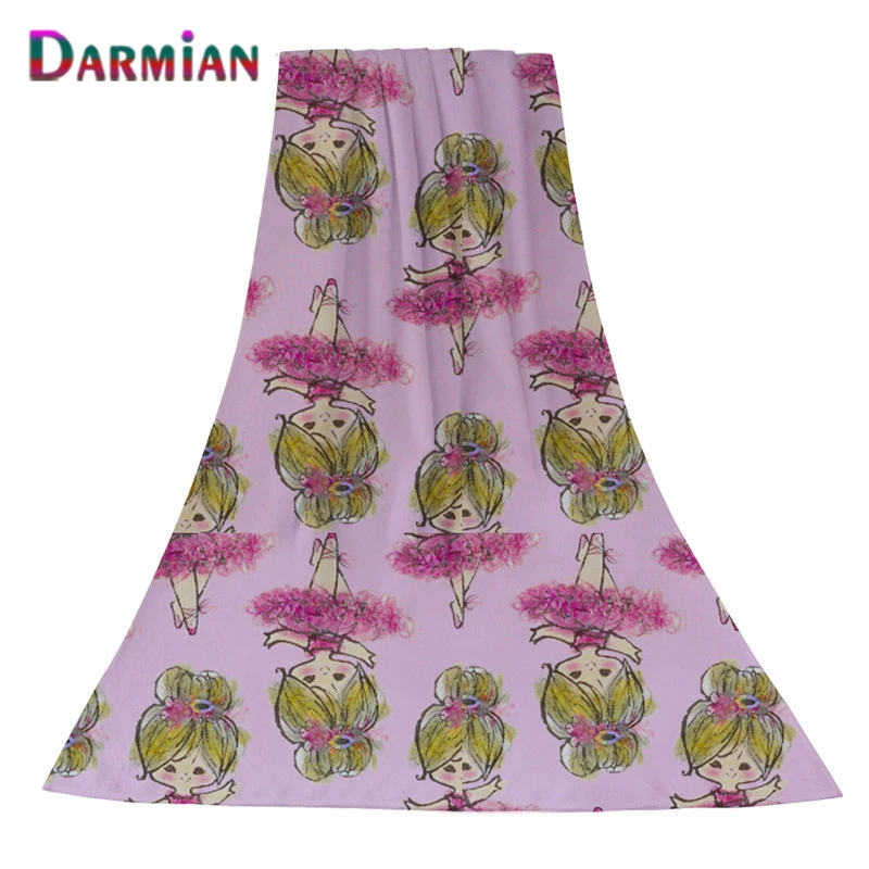 Розовая балетная обувь DARMIAN танцевальная быстросохнущая мягкая банная полотенце