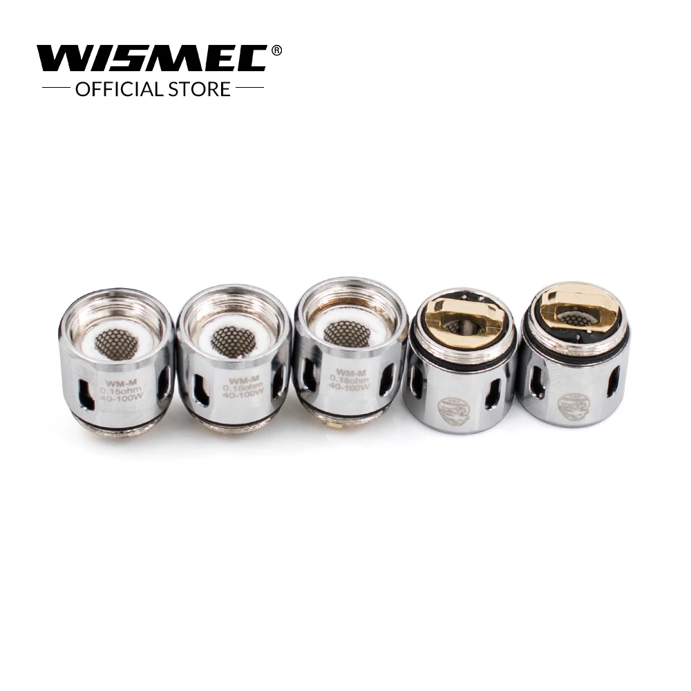 wismec WM01 одиночный 0.4ohm/WM02 двойной 0.15ohm/WM03 тройной 0.2ohm/WM-M Головка Катушки для гном комплект