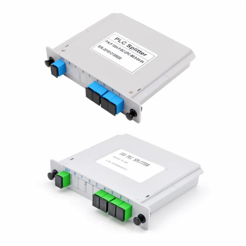 Оптовый продавец вставка ПЛК кассеты типа SC APC 1x4 волоконно-оптический сплиттер 1x8