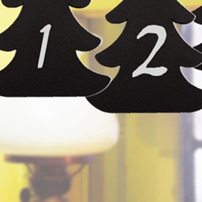 

50 Pendant Christmas Tree Double-Sided Small Blackboard Holiday DIY Home Decoration Tag