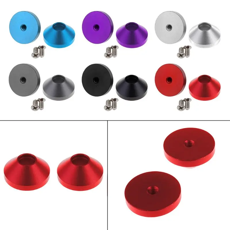 2Pcs Mechanical Keyboard Feet Anodized CNC Aluminum Metal Case With Screws | Компьютеры и офис