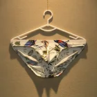 Шелковые мужские трусы с заниженной талией, дышащие, нейлоновые