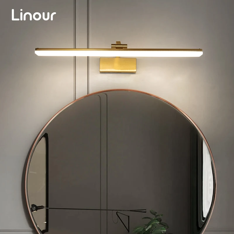 Современные светодиодные зеркальные светильники для ванной комнаты туалета