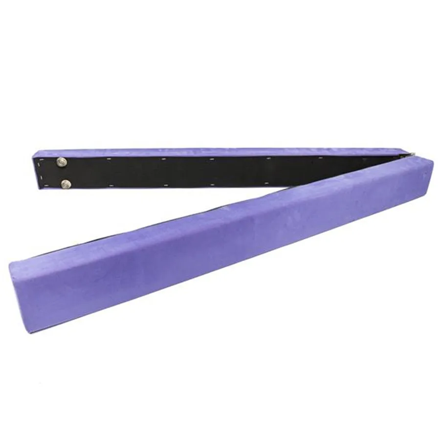 

(Ship From US) 7 Feet Young Gymnasts Cheerleaders Plain Flannelette Training Folding Balance Beam Pink Purple Fast Delivery