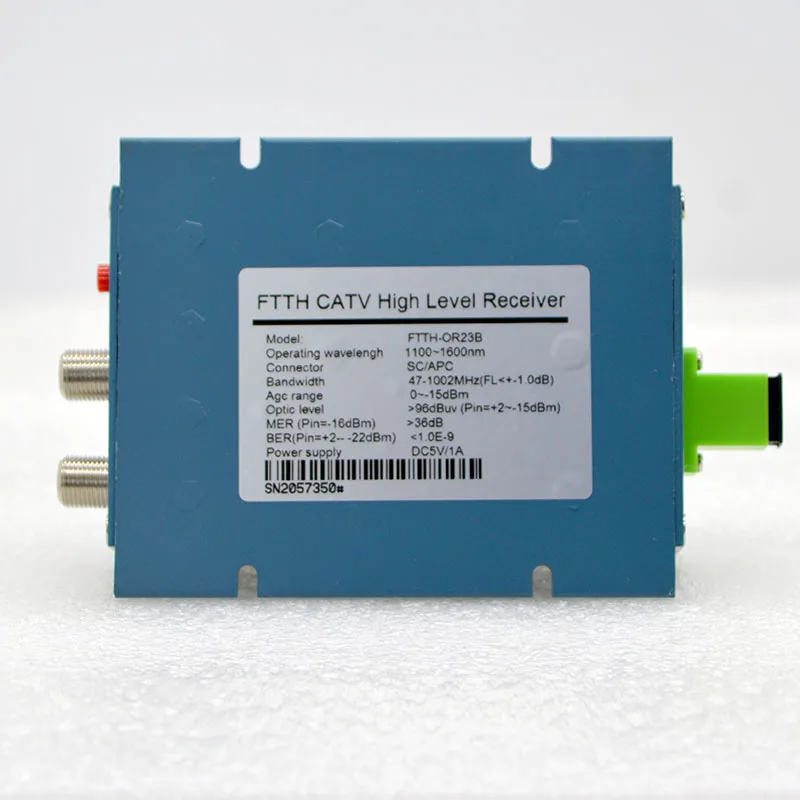 Новый высококачественный оптический приемник OR23B FTTH CATV с конвертером AGC разъем SC