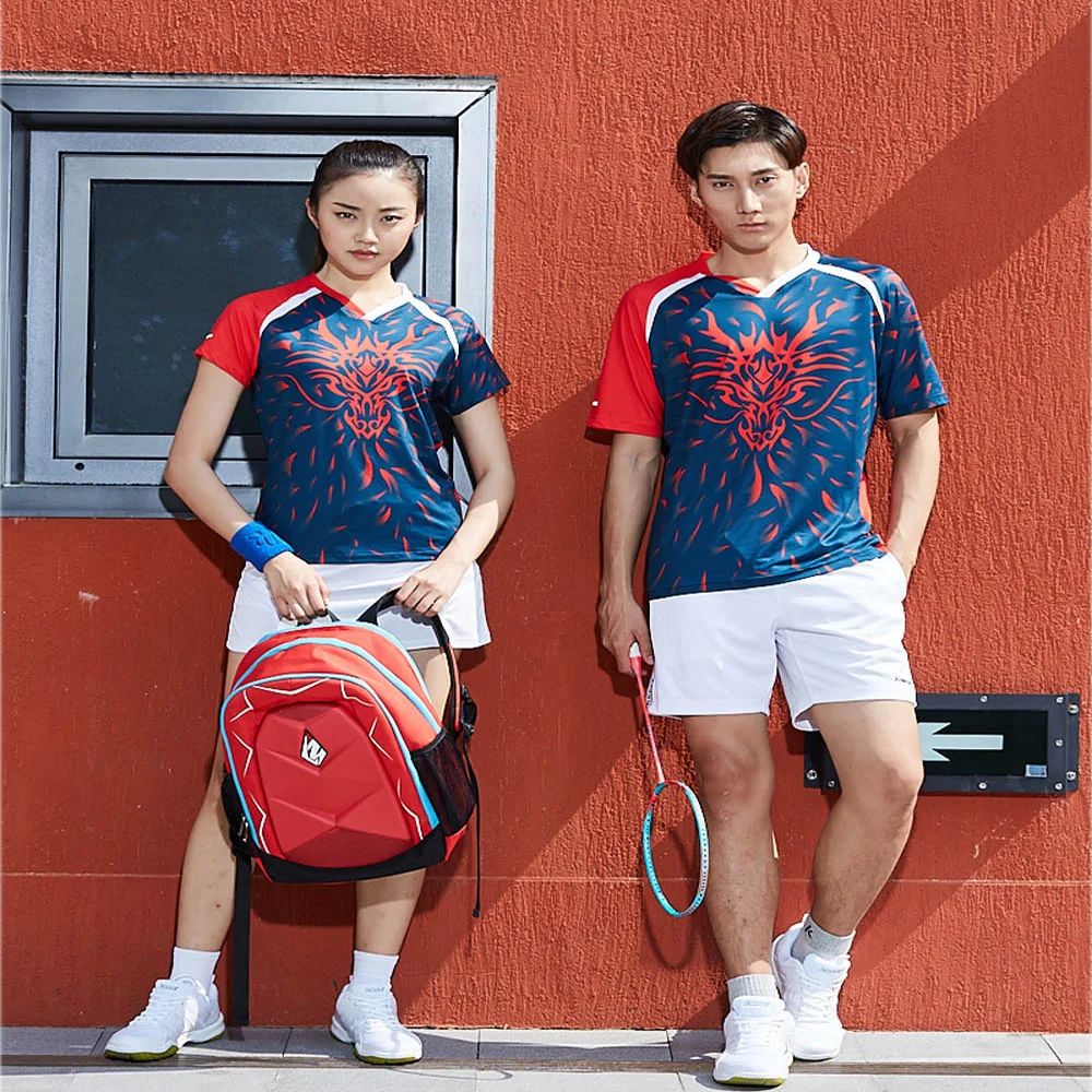 

Kawasaki Tennis Shirt Sportswear Breathable Men Shirt V-Neck Master Seris T-shirts For Men ST-R1247