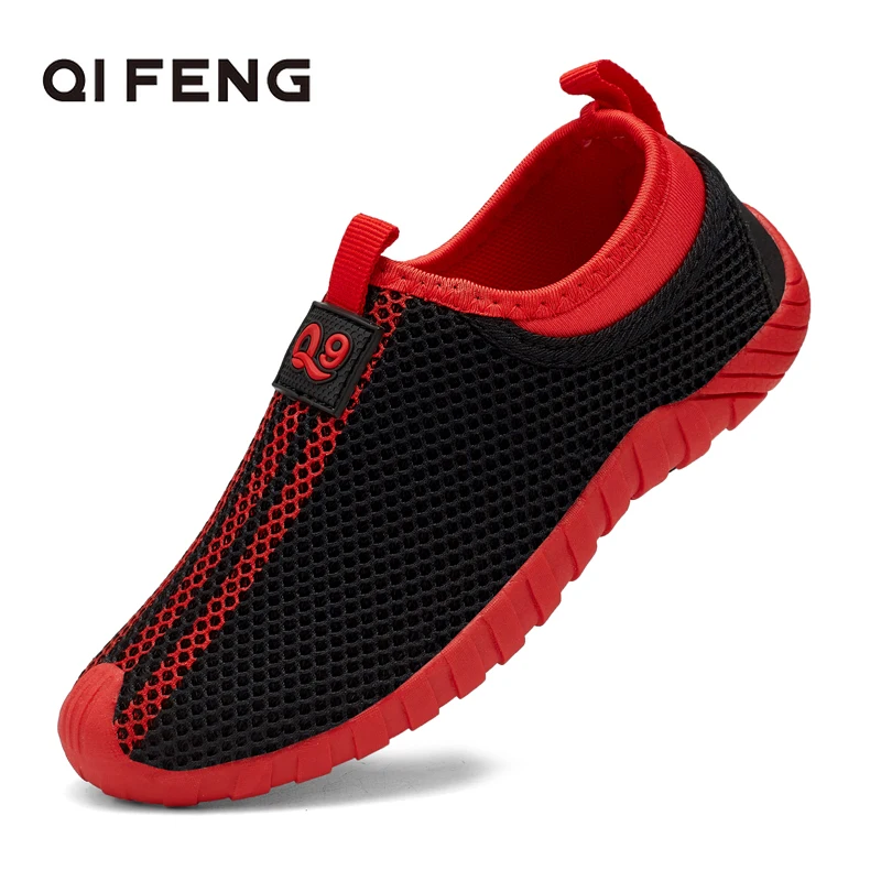

Kids Sneakers Gym Shoes Running Shoes Boys Spring Mesh Light Eva Breathable Tennis Shoes Children Aqua Shoes Summer Hiking Shoes
