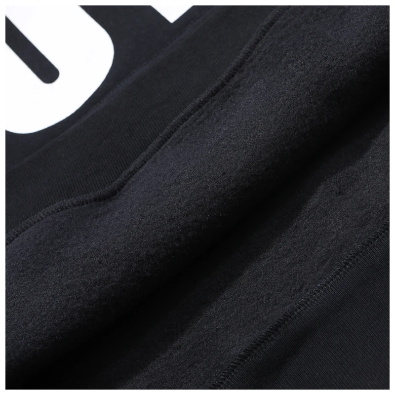 

American high street punk style fleece hoodie men's hip hop street loose oversize large letter printing season6 hoodie couple