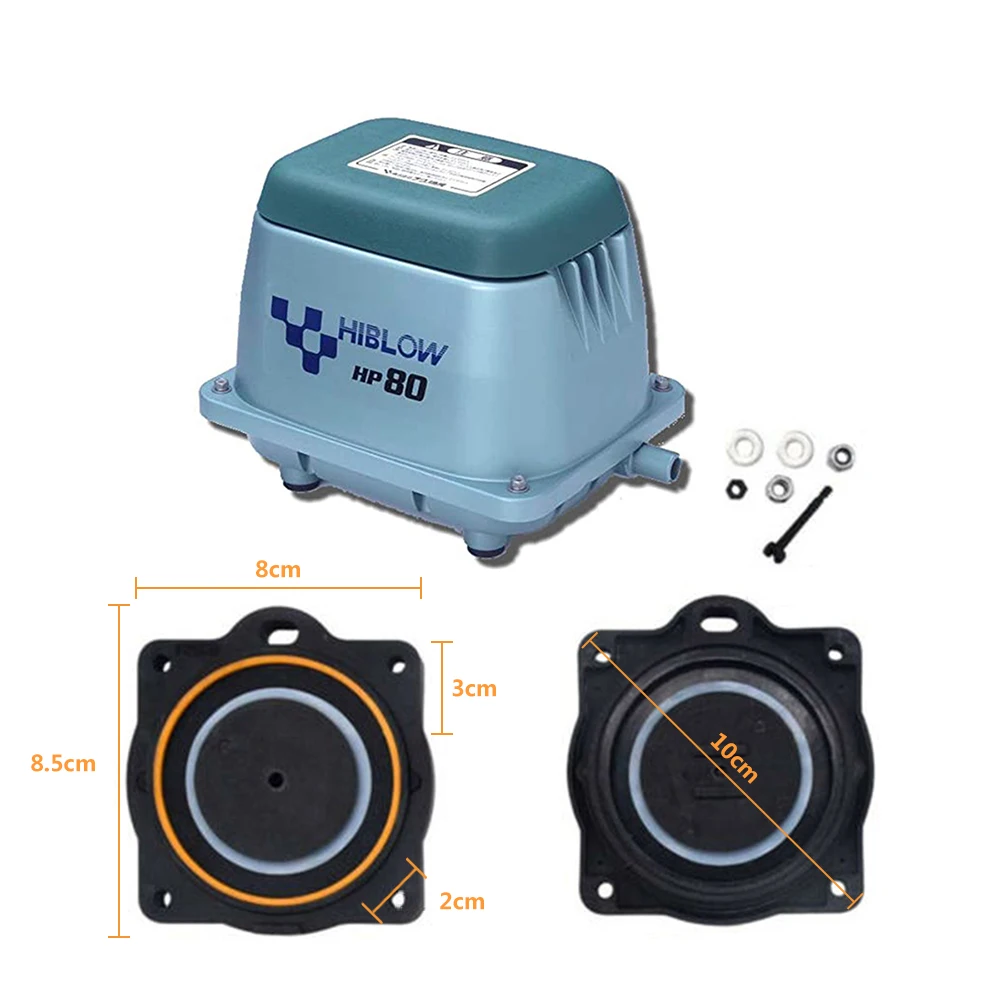

2 шт. воздушный насос мембранный комплект для ремонта и восстановления для HIBLOW HP-60 HP-80 воздушный насос 80PC000042P воздушные клапаны с монтажным в...