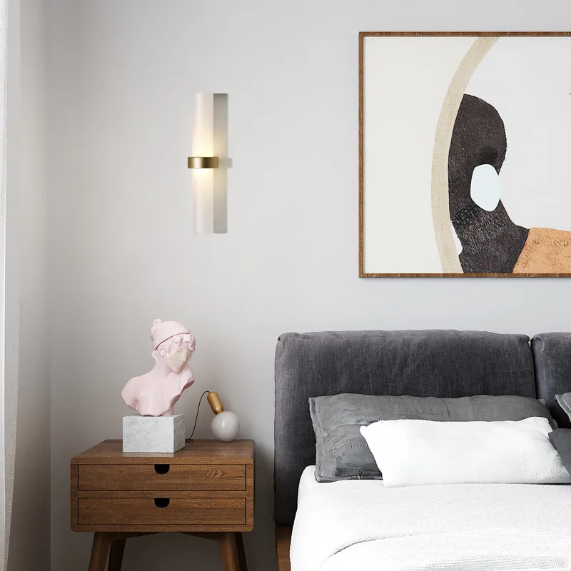 

Modern Indoor LED Wall Lamp Bedroom Bedside Lamp Decoration Home Lighting Hotel Lobby Guest Room Corridor Living Room Lamp