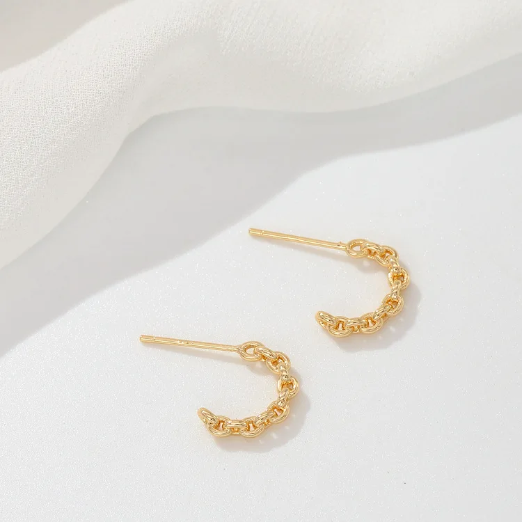 12MM 14K Gold Color Brass Earrings Hooks Earring Findings High Quality Diy jewelry accessories | Украшения и аксессуары