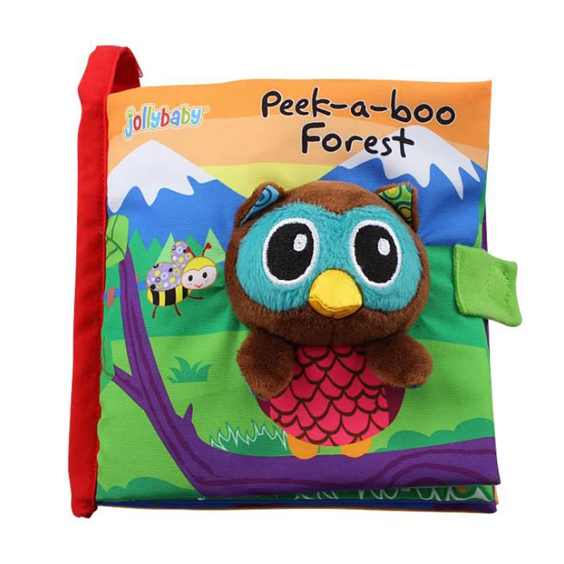 Милые игрушки для малышей в семейном стиле мягкие тканевые книги новорожденных