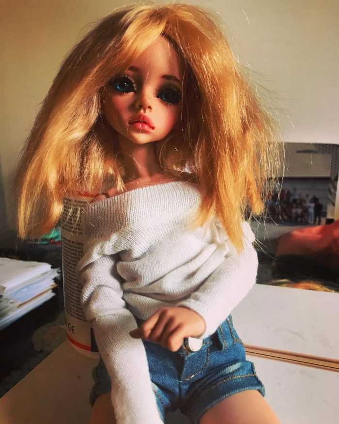 HeHeBJD 1/4 кукла Ларина бесплатные глаза игрушка Горячая Распродажа модные куклы без оригинального тела
