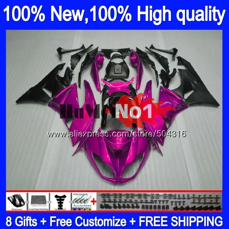 

Body For KAWASAKI ZX636 ZX 6R ZX600 ZX6R 09 10 11 12 58MC.56 ZX 636 600CC ZX-636 ZX-6R 2009 2010 2011 2012 Metal Rose Fairings