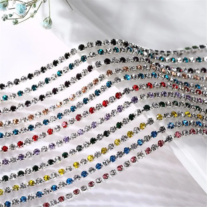 SS4 SS6 SS8 SS10 SS12 SS16 цвет серебристый Золотой чашка плотная стеклянные кристаллы