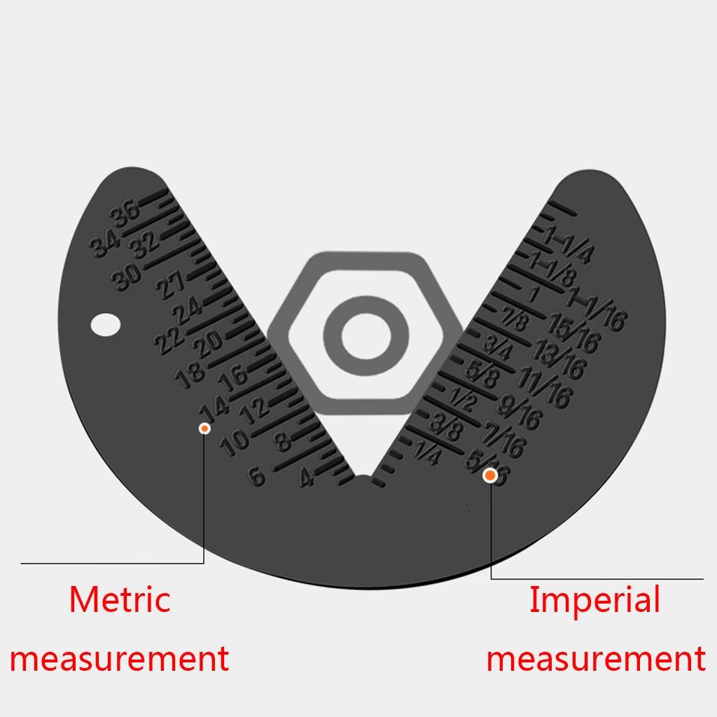 Доступная цена шестигранная гайка калибр болты гайки измерение размера |