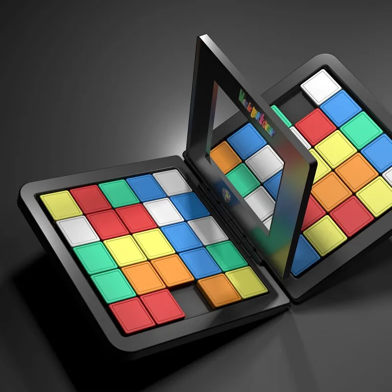 

IQ Puzzle Cube 3D Puzzle Race Cube Board Blocks Game Kids Adults Education Toy Parent-Child Double Speed Game Magic Cubes