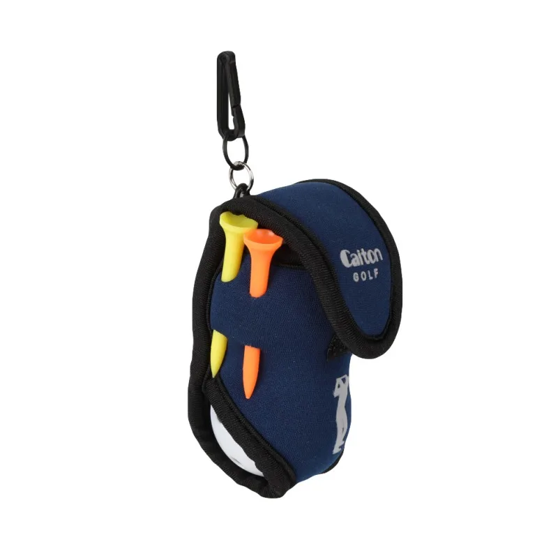 

Elastic Portable Golf Ball Holder Small Pouch Lightweight Waist Pack Storage Aid Tool Golf Bags Golf Accessories 2 Balls & 4 Tee