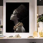 Плакаты-портреты черные женские RELIABLI, принты картины на холсте, современные настенные картины для украшения гостиной, без рамки