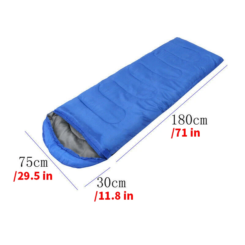 

210x75CM Camping Sleeping Bag Lightweight 4 Season Warm Envelope Sleeping Bag Waterproof Backpacking Outdoor Traveling Hiking