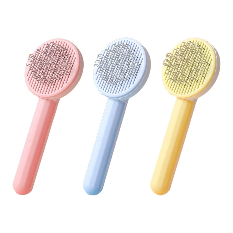 

Grooming Brush for Shedding and Grooming Self Cleaning Slicker Brush R7UA