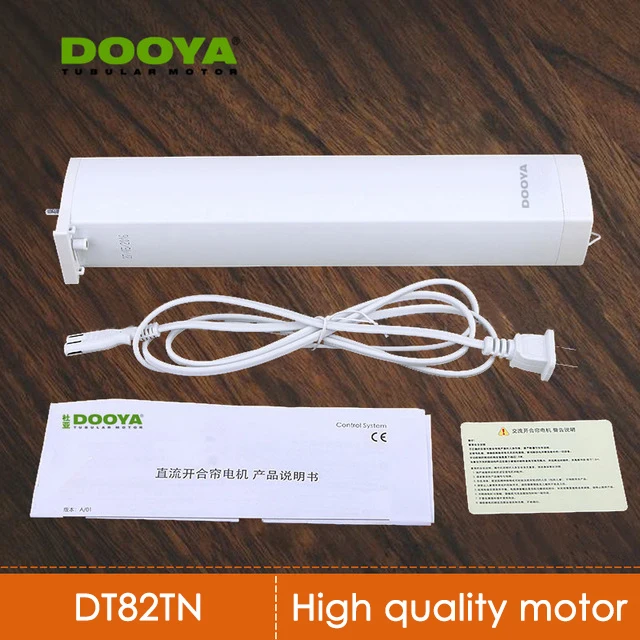 Dooya двигатель постоянного тока DT82TN 110-220 В интеллектуальный для штор RF433 пульт