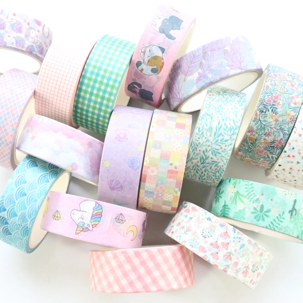 Милый яркий мультяшный японский дневник Domikee декоративная самодельная Васи