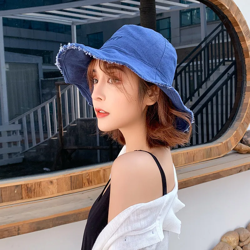 Шляпа рыбака Женская Корейская летняя тонкая стильная сетчатая красная модная