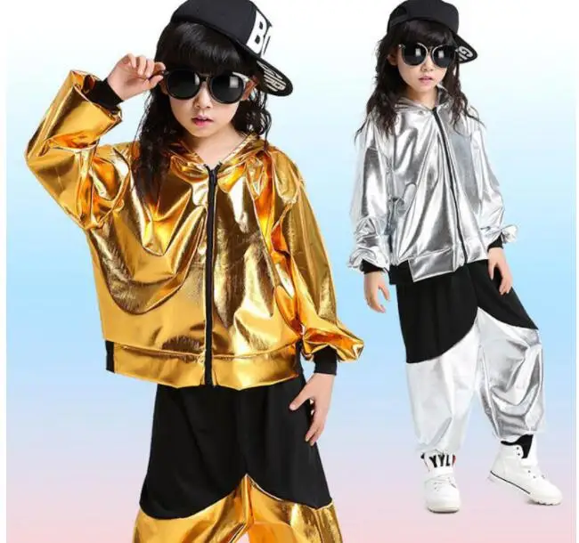 Новинка детская сценическая одежда современный джазовый свитшот комплект для