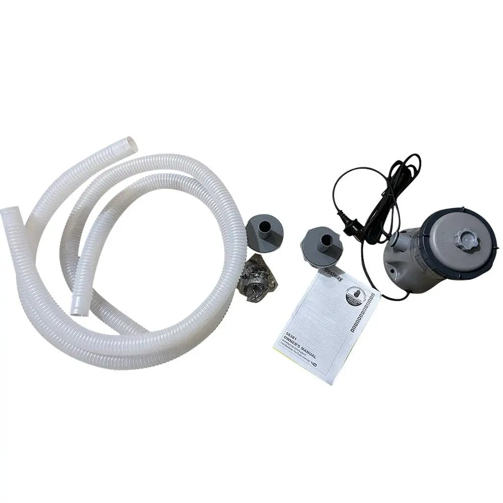 

330 Gallon Swimming Pool Filter Pump 220-240V Clear Cartridge Circulating Filter Pump Perfect for Above Ground Pools