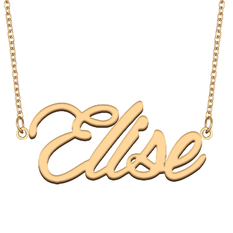

Necklace with Name Elise for His Her Family Member Best Friend Birthday Gifts on Christmas Mother Day Valentine's Day
