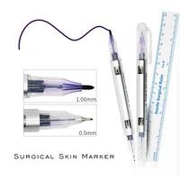 2pcs white surgical eyebrow tattoo skin marker pen tools microblading accessories tattoo marker pen permanent makeup