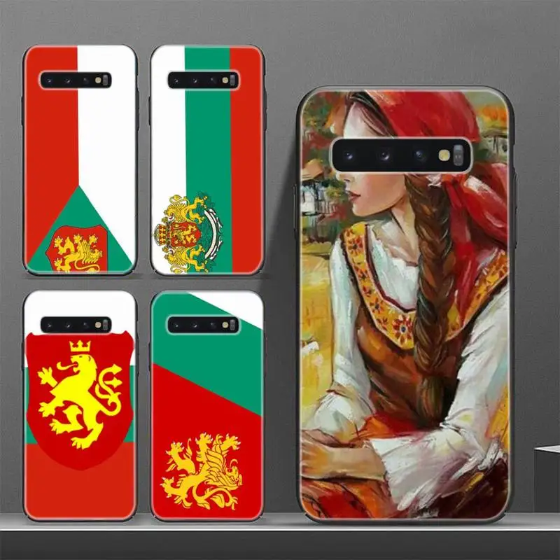 

Bulgaria National Flag Oil Paintting Phone Case For Samsung S8 9 10 20 Plus Note 9 10 10plus 20 20ultra M21 30