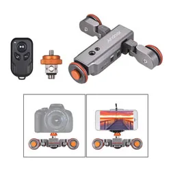 Gray Andoer L4 PRO механизированная камера видео Долли весы индикация электрический трек слайдер для Canon Nikon sony DSLR камера смартфон - Цвет: Gray