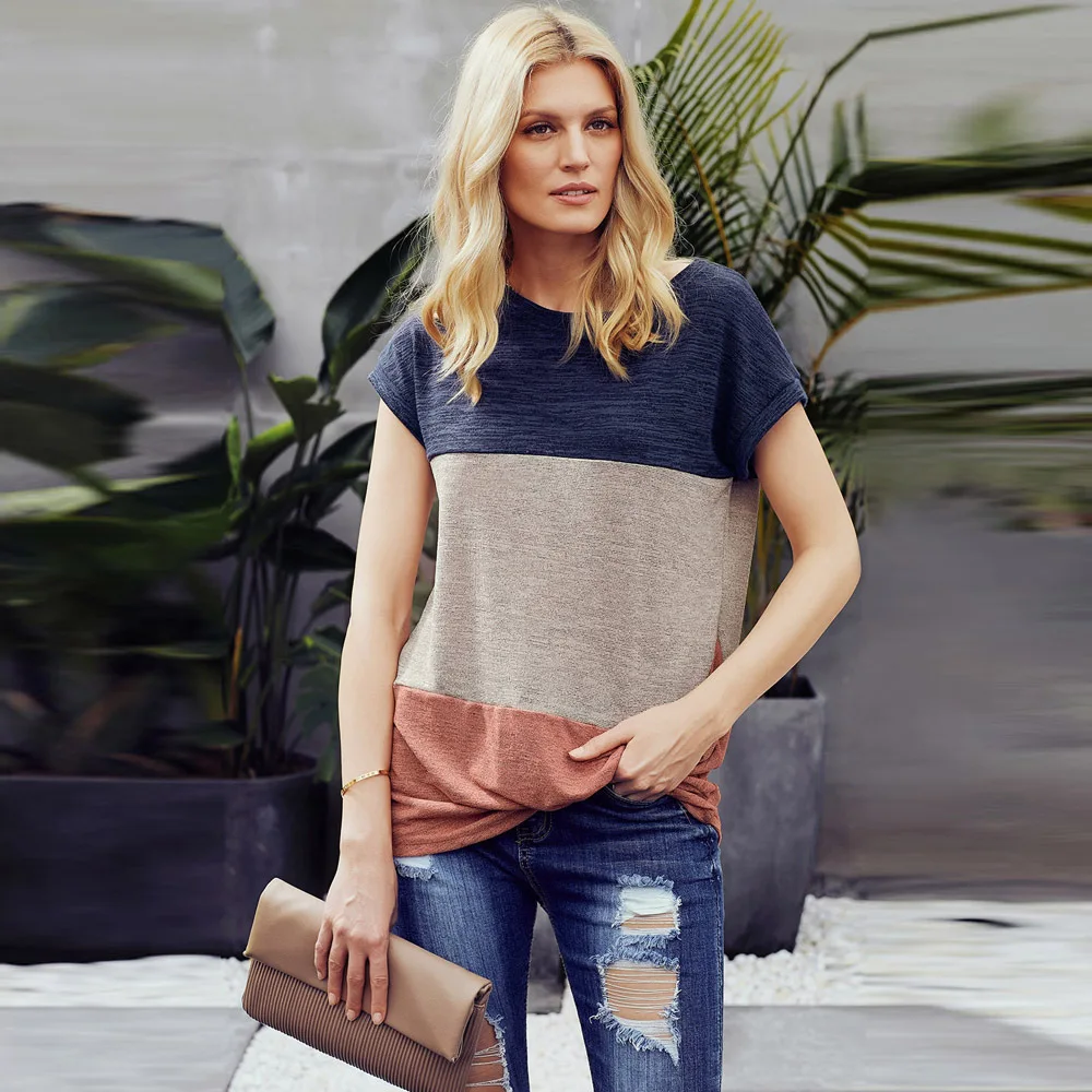 2020 Одежда для беременных пуловер с коротким рукавом свободный Стандартный Топ