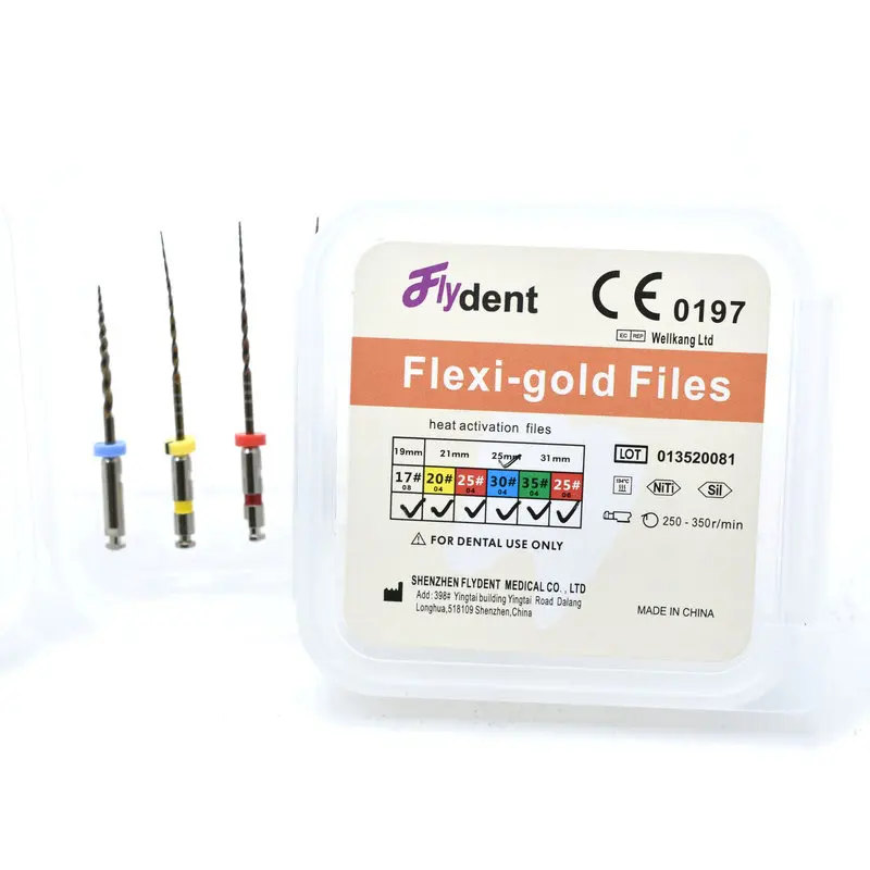 Стоматологический инструмент гибкий NITI гибкие файлы 0 04 конический роторный