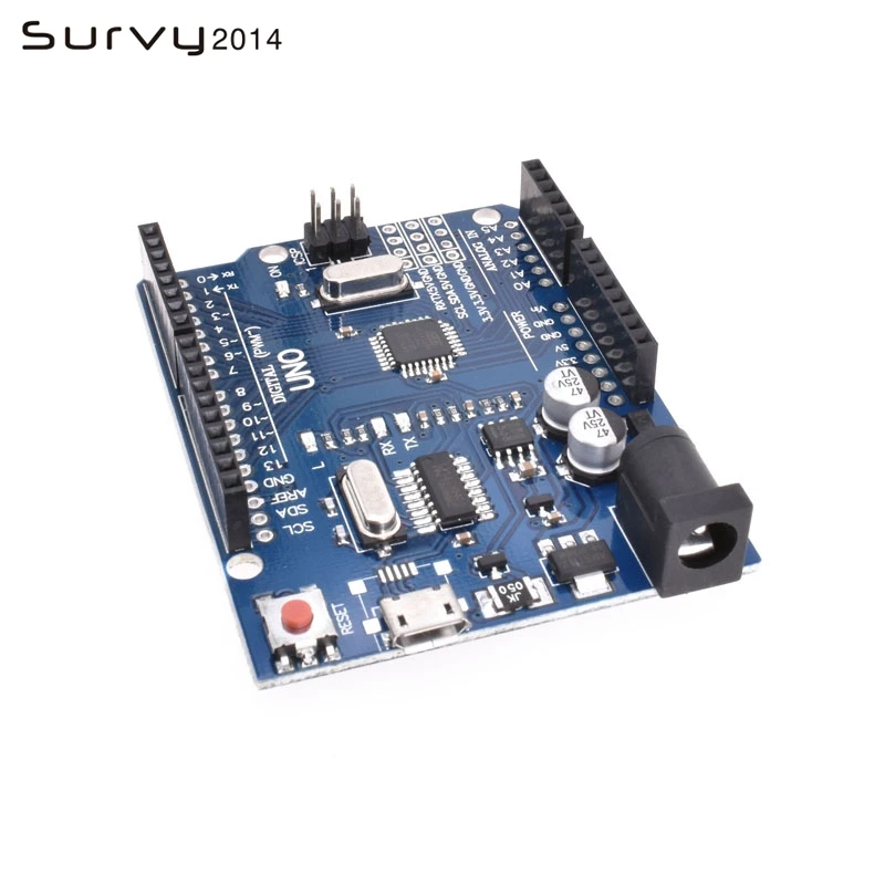 1 шт./лот один комплект версия ATMEGA328P-16AU MEGA328P Micro USB совместимый для Arduino UNO чехол |